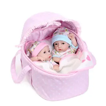 

Cute Bathing Silicone Reborn Baby Dolls Mini Dolls For Girls Baby Doll Toy About 28cm