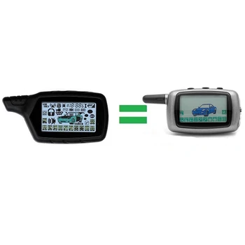 

Russia version FX-3 case keychain for KGB FX-3 KGB FX 5 lcd remote two way car alarm system Anti-Theft Car Alarm FX-5