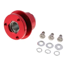 3 отверстия 360 градусов рулевое колесо Quick Release алюминиевый концентратор гоночный адаптер Snap Off Boss Kit для автомобиля(Цвет: Красный