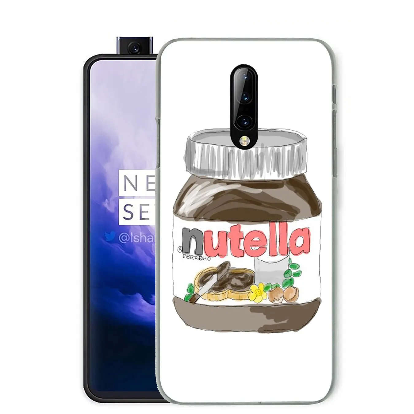 Шоколадная еда Tumblr Nutella милый жесткий пластиковый сотовый Чехол для телефона Oneplus