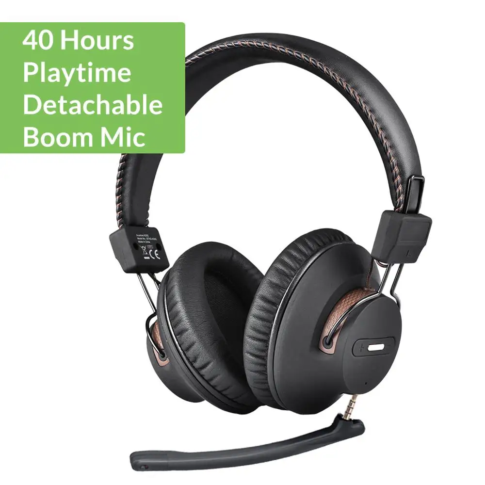 Avantree AS9M Bluetooth Over Ear Headphones with