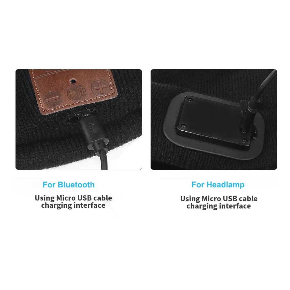 Спортивная уличная Беспроводная смарт-Кепка USB перезаряжаемая гарнитура унисекс наушники Динамик теплая шапочка Bluetooth светодиодный головной убор