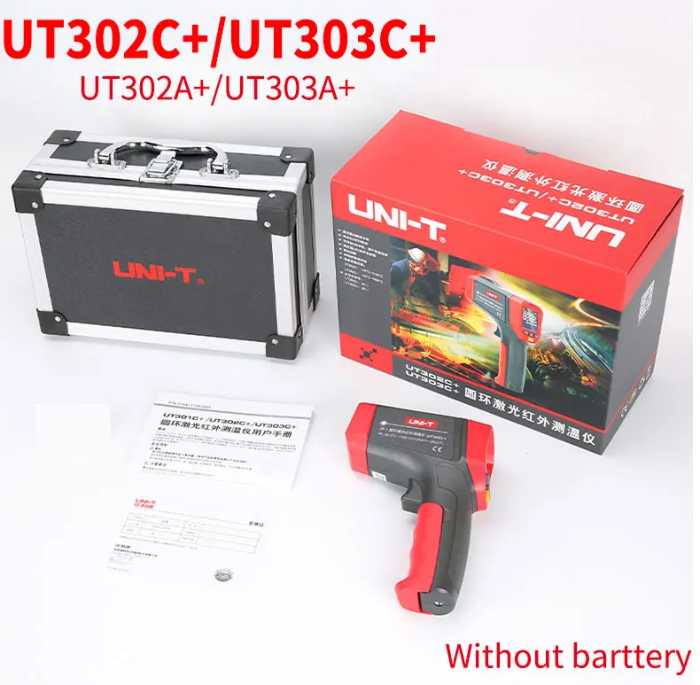 UNI-T UT301A+/302A+/303A+ инфракрасный термометр промышленного класса Высокоточный температурный пистолет