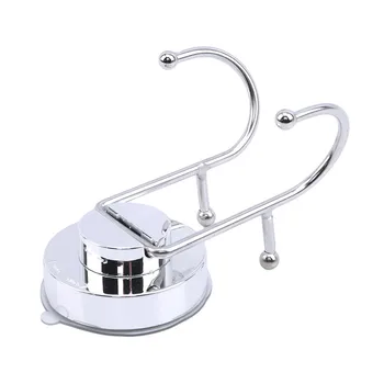 

Stainless Steel Suction Cup Double Hook Hook Without Trace Hook Sticky Hook Free Punch Hook Bathroom Kitchen Hook