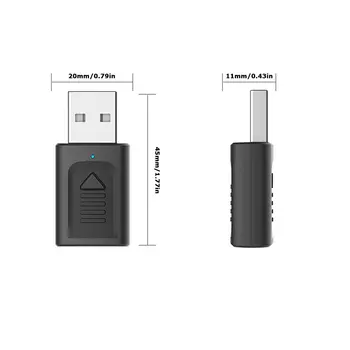 

New 4-In-1 Usb Wirelesstransmitter Receiver 5.0 Computer Tv for Audio Transmitter Car Wireless Receiver Adapter