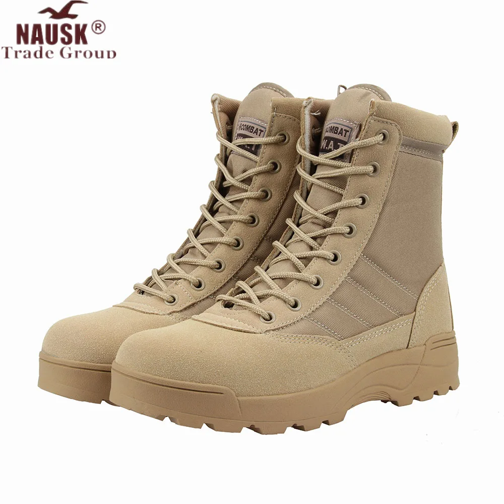 Тактические военные ботинки Для мужчин s Рабочая защитная обувь армии черный армейские ботинки Мужская обувь пустыня женский