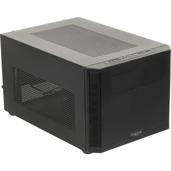 

Case Fractal design Core 500 black no PSU miniITX 2x120mm 2x140mm 2xUSB3. 0 audio Bott PSU