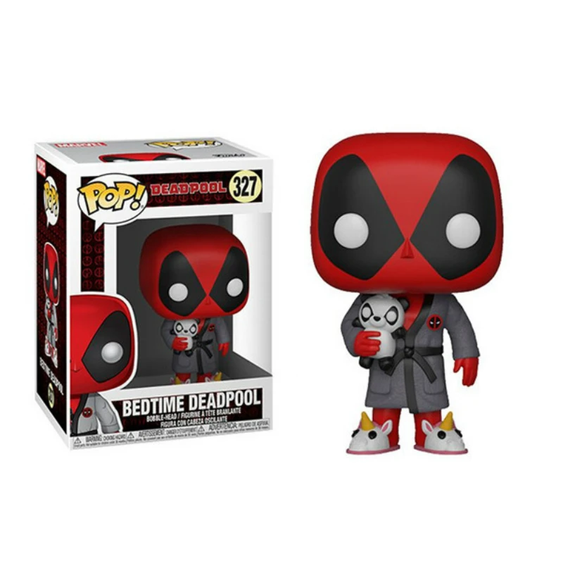 Funko POP Мстители 4 MARVEL Веном Железный человек Капитан Америка Дэдпул модель Фигурка Коллекционная модель игрушки для детей подарок - Цвет: 327 with box