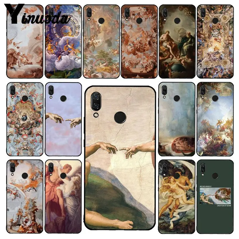Yinuoda The Creation of Adam Renaissance painting Art Phone Case for Xiaomi Redmi8 4X 6A 9 6 7 5 5A 5Plus Note Note8Pro  | Phone Case  Covers -4000449157726