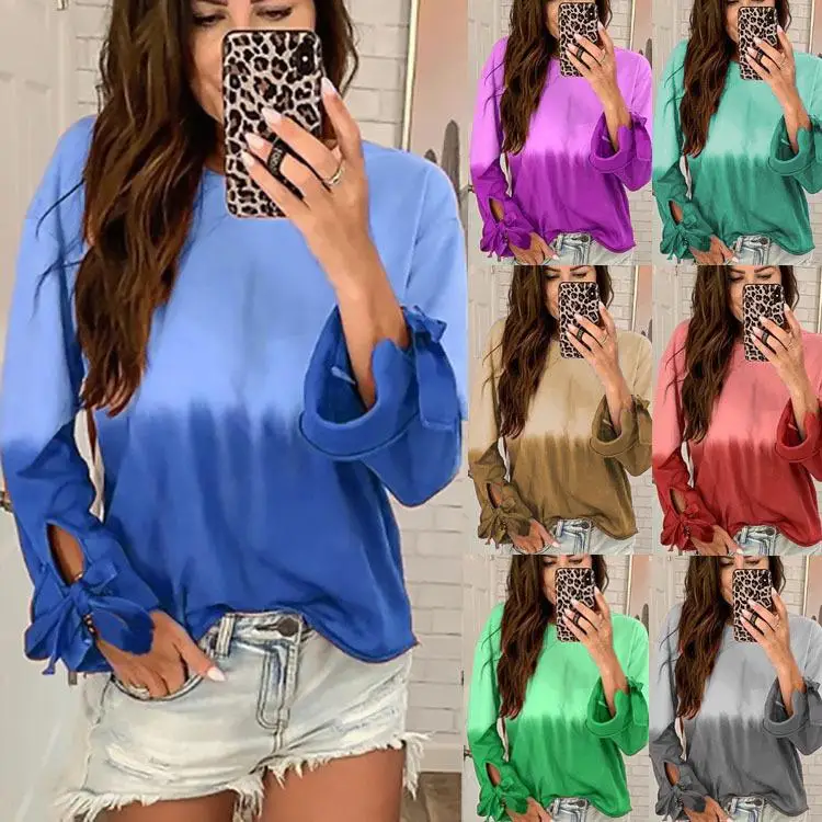 2019 Новое поступление популярный женский новый градиентный Свободный