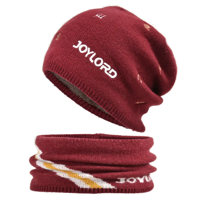 Maikun New Children's Parent-Child Woolen Cap With Embroidery Letters Autumn And Winter Knitted Hat Boy Hat