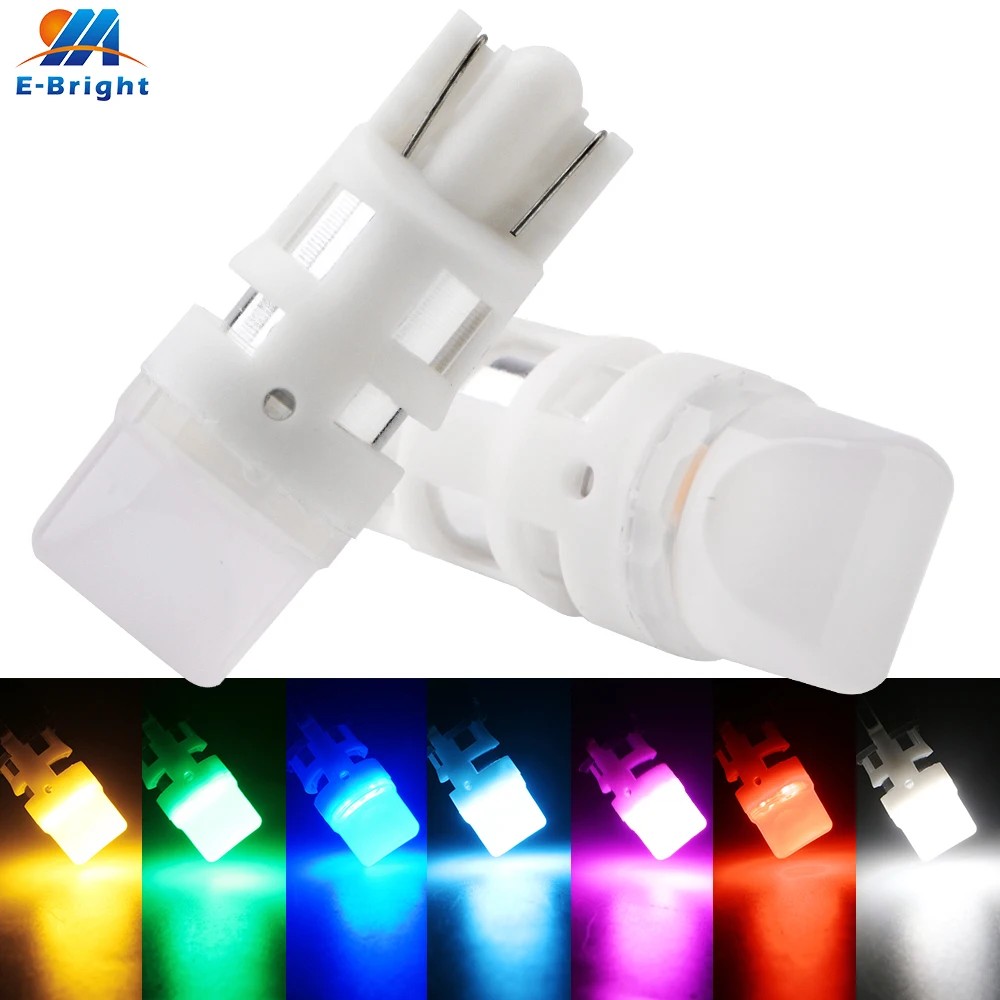 10 шт. W5W T10 2835 3 SMD OSRKF 12 В Светодиодная лампа нейлоновая ПА прожектор белая боковой