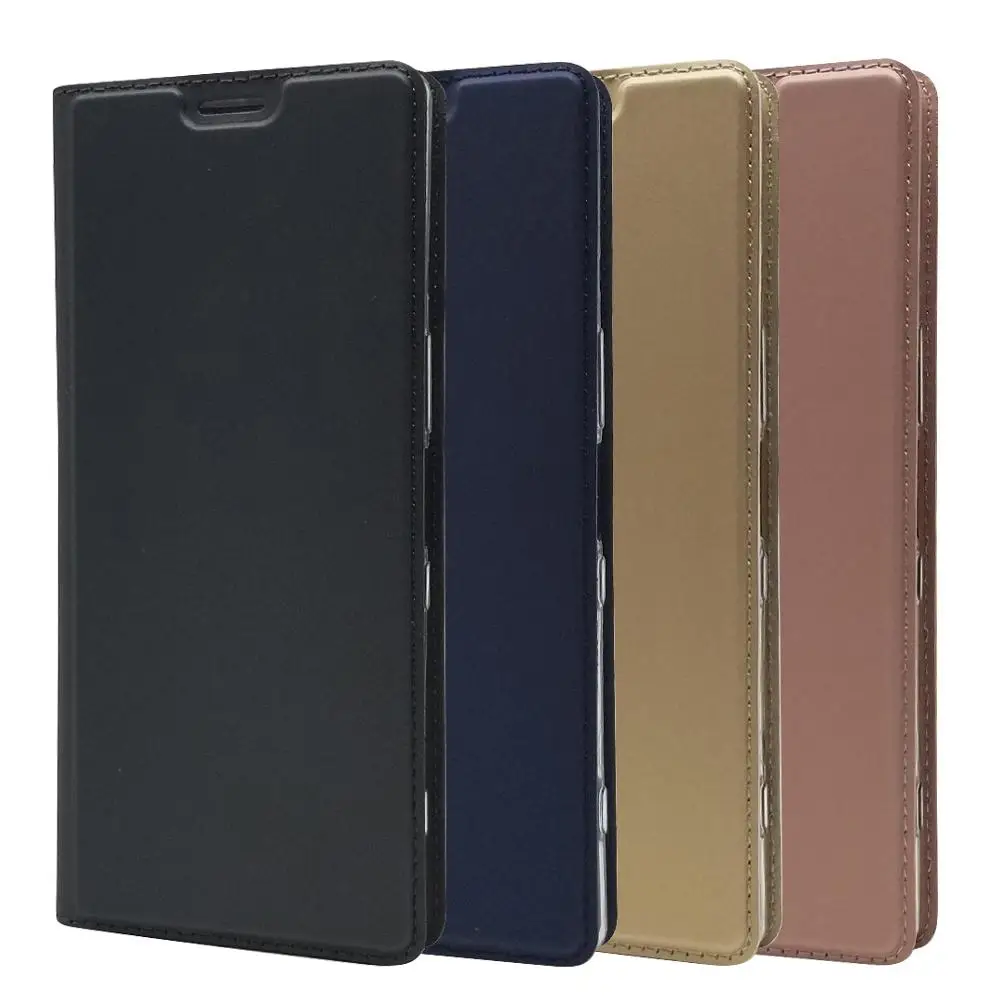 SailorTech для Xperia XZ4/XZ3/XZ2/XZ2 premium/XA3/XZ4 compact/Slim Магнитный слот карт кожаный флип чехол