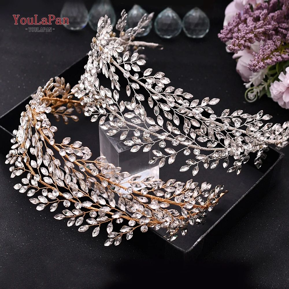 Bridal Tiaras Rhinestone Hair Piece Crystal Headpiece Wedding Headpieces for Bride Hair Jewelry YouLaPan HP304 jewelry accessories,hair accessory,hair headdress,bridal headwear