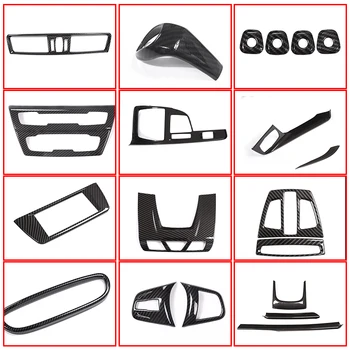 

Carbon Fiber Style ABS Car Steering Wheel Gear Shift Decoration Trim Sticker Interio Accessories For BMW X1 F48 X2 F47 2016-2020