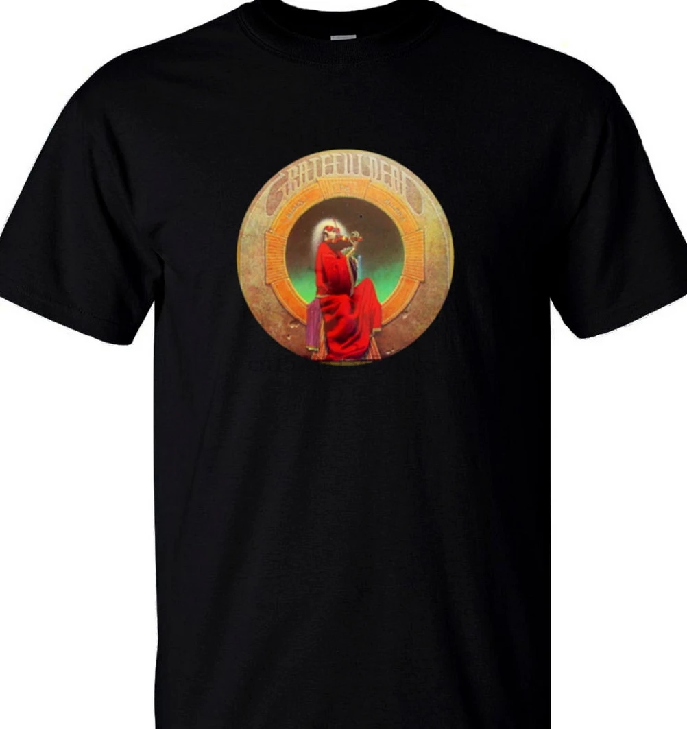 Grateful Dead Album Blues For Allah черные мужские топы футболка Повседневная размера плюс |