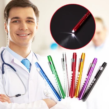 

Mini Medical First Aid LED Pen Light Flashlight Doctor Nurse Emergency