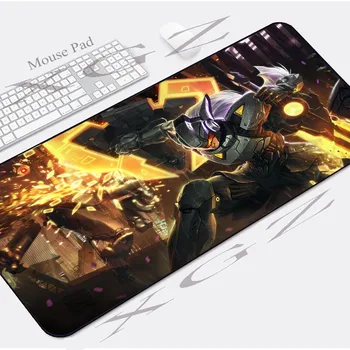 

XGZ Classic Anime Large Mouse Pad Black Locking Edge Custom Computer Desk Mat Rubber Non-slip Carpet XXL