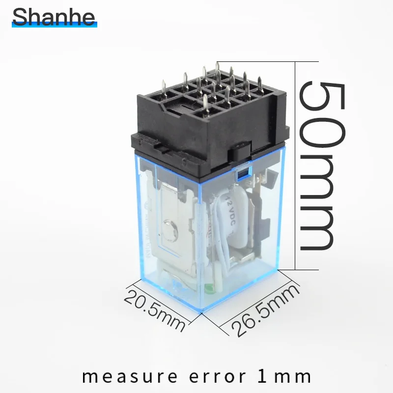 Светодиодный MY4 реле общего назначения 4pdt, 14 шпильки генератор импульсов 12V 24V 110V 220V MY4NJ