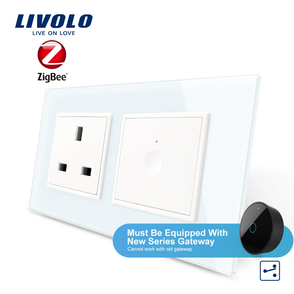 Livolo Великобритания Стандартный Настенный умный дом wifi приложение сенсорный