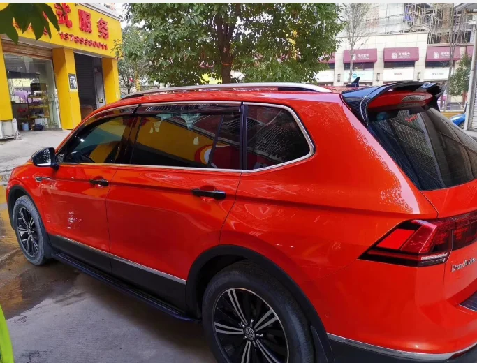 Для Volkswagen Tiguan L спойлер ABT Стиль Высокое качество абс материал заднее стекло крыша