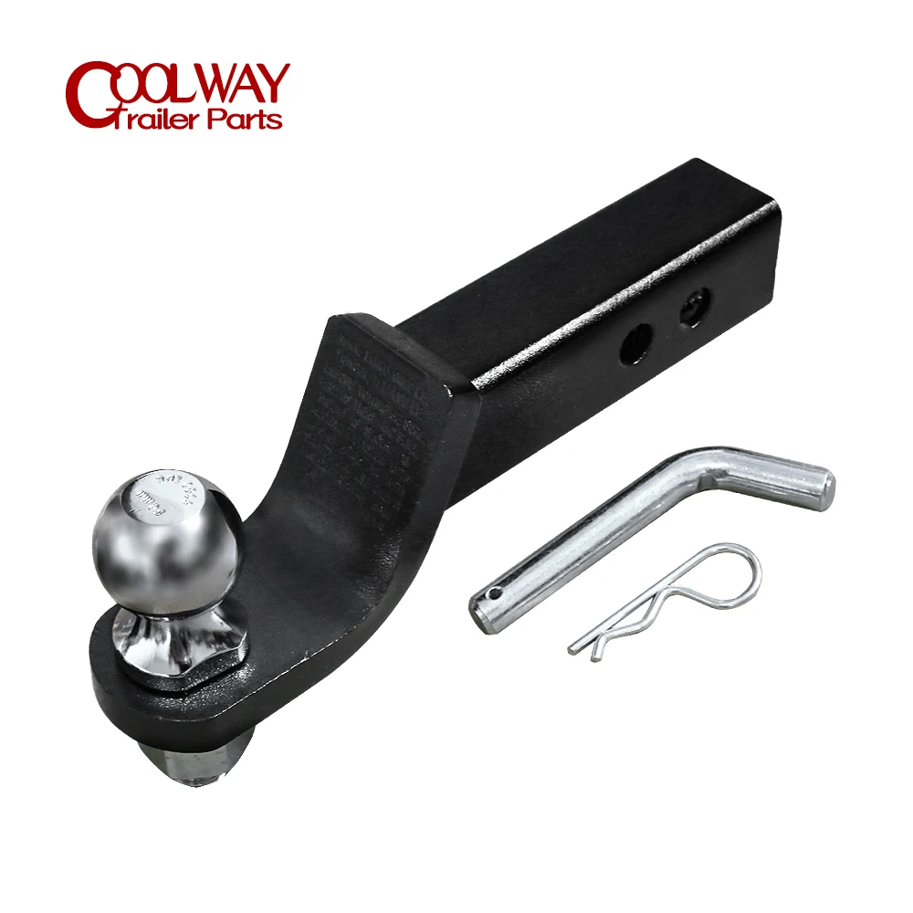 2 Inch Towbar Tongue Ball Mount With Towball And Hitch Pin RV Car Camper Caravan Accessories