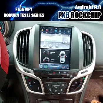 

PX6 Car Bluetooth Screen Android 9 GPS Navigation Multimedia For Buick LaCrosse 2012 2009 10.4" Tesla Autoradio DSP Head Unit