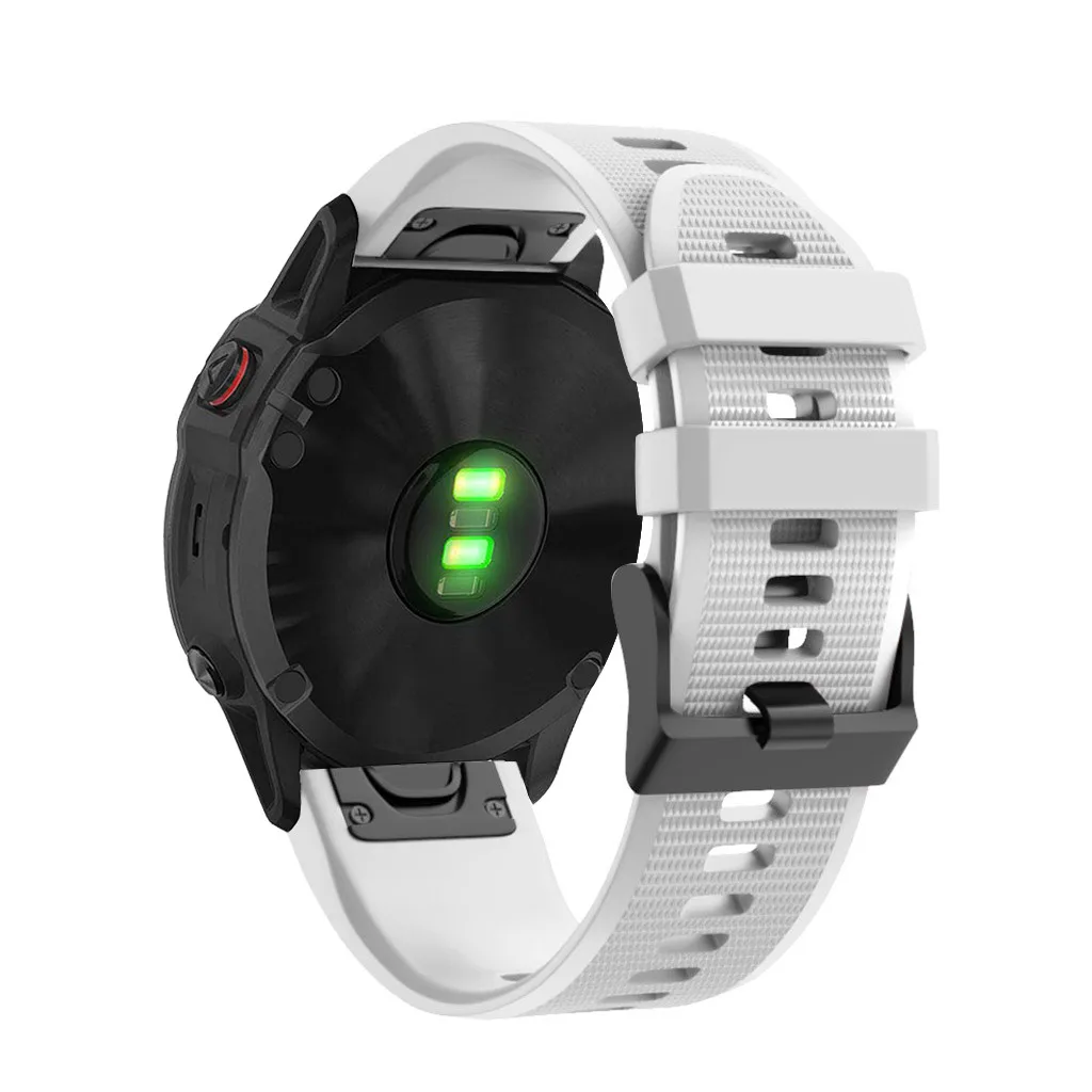 Ouhaobin 26 мм 22 мм ремешок для Garmin Fenix 6/Fenix 6Pro часы Quick Release силиконовые легко подходят наручный ремешок 909#2