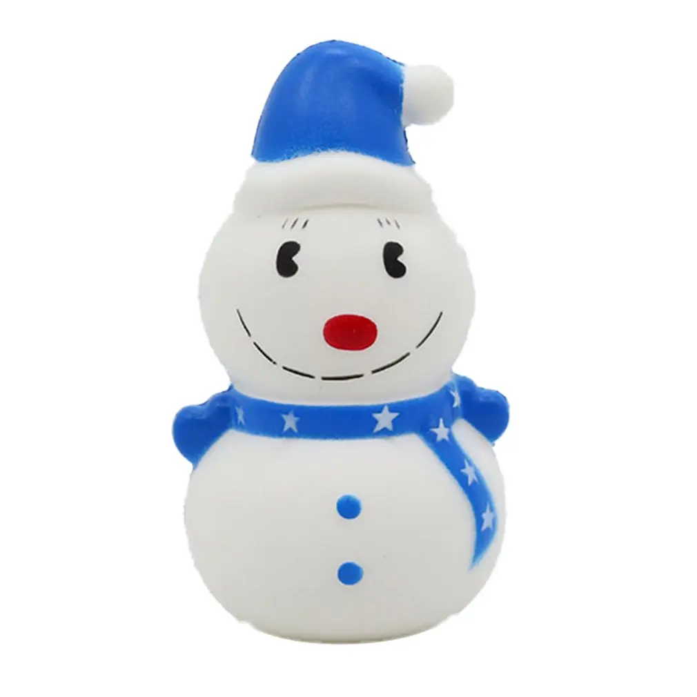 Hot 27 Types Mini Decompression Hand Squeezing Slow Rising Rebound Toys Cute Animal Snowman Squeeze Toy