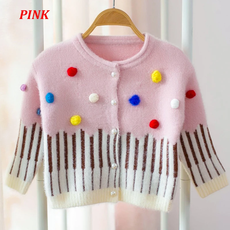 Humor Bear/Новинка года; сезон осень-зима; свитера для маленьких девочек; кардиган; свитер; Корейская куртка; детская одежда; вязаный свитер для малышей