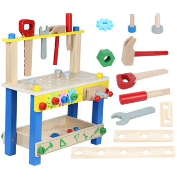 

2019 Hot Sale Children Simulation Repair Tool Kit Nut Building Blocks Assembly Toy Model Educational Toy Gift For Kid Children