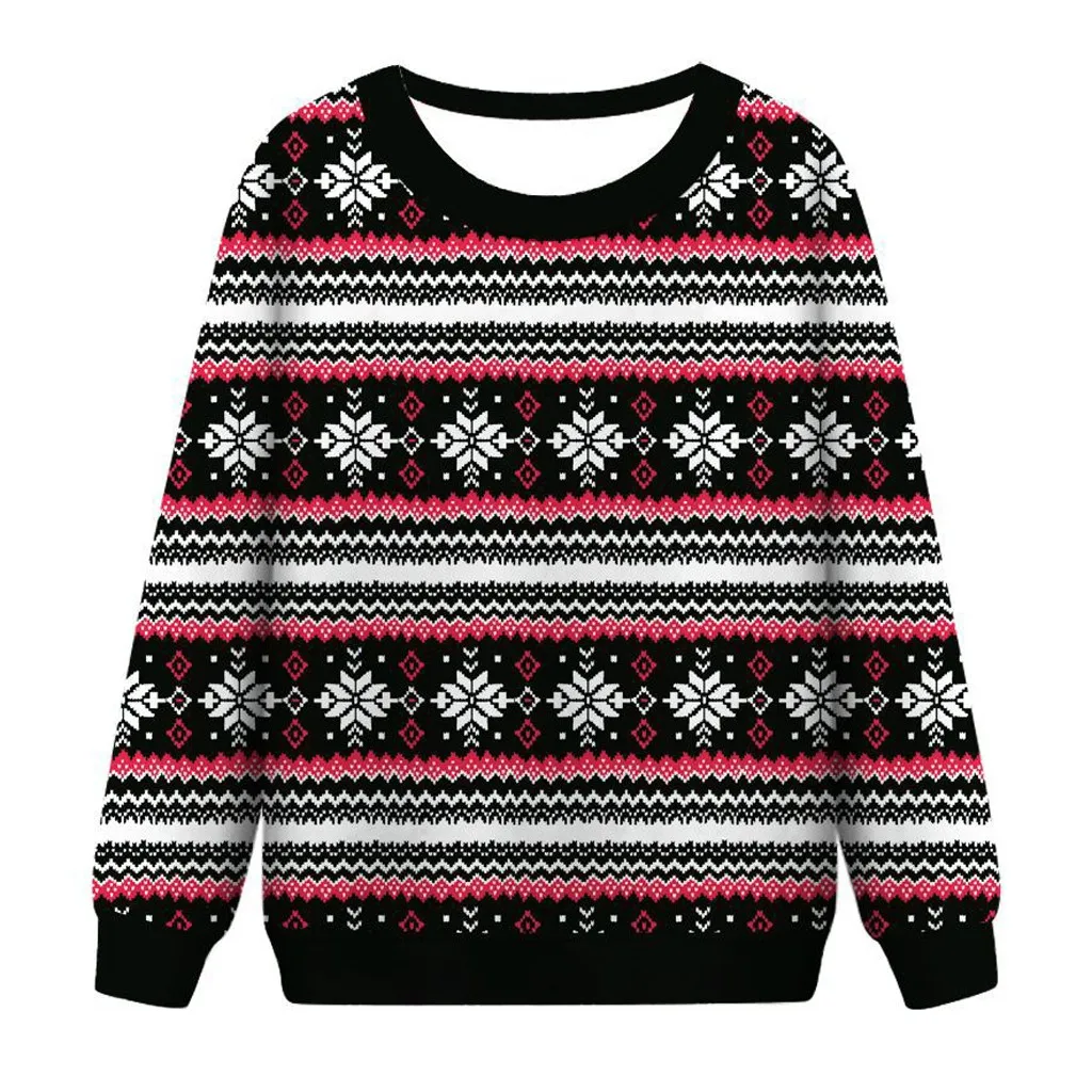 Рождественская Женская одежда, Забавный принт, Рождественская мода, sudaderas mujer bluzy damskie, толстовка с круглым вырезом, различные дизайнерские топы