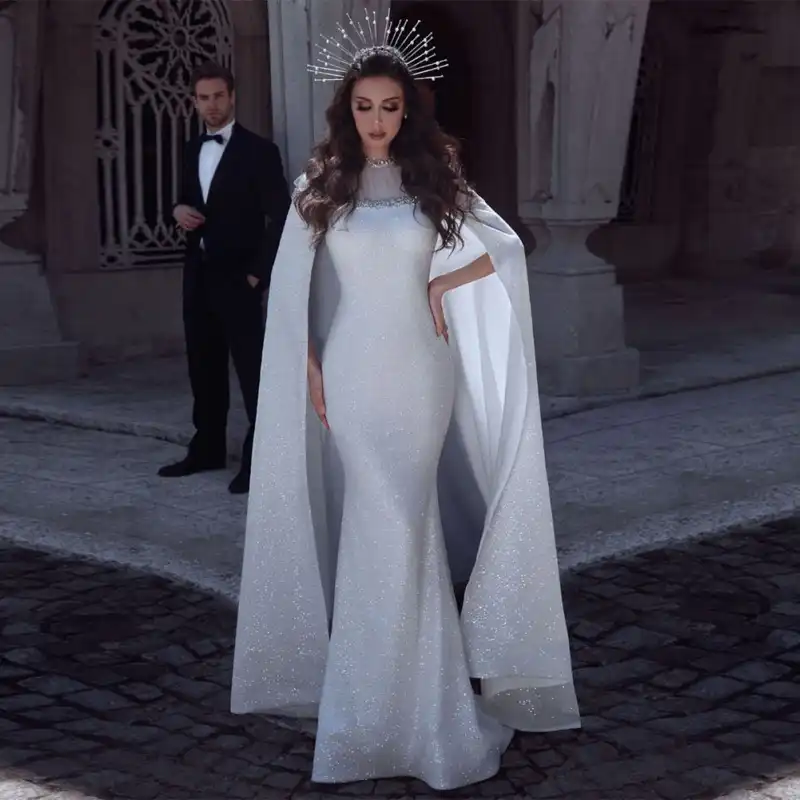 long sleeve bodycon wedding dress