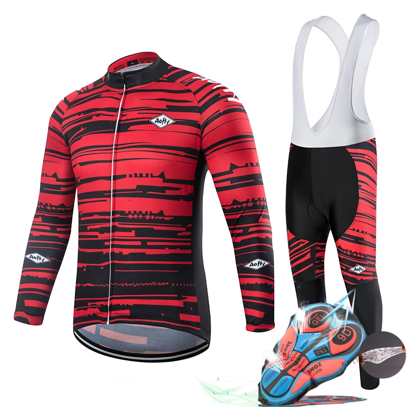 Aofly велокофты Весна/Осень Одежда для велоспорта Ropa Ciclismo мужские длинные дышащие майки PRO TEAM тренировочные майки