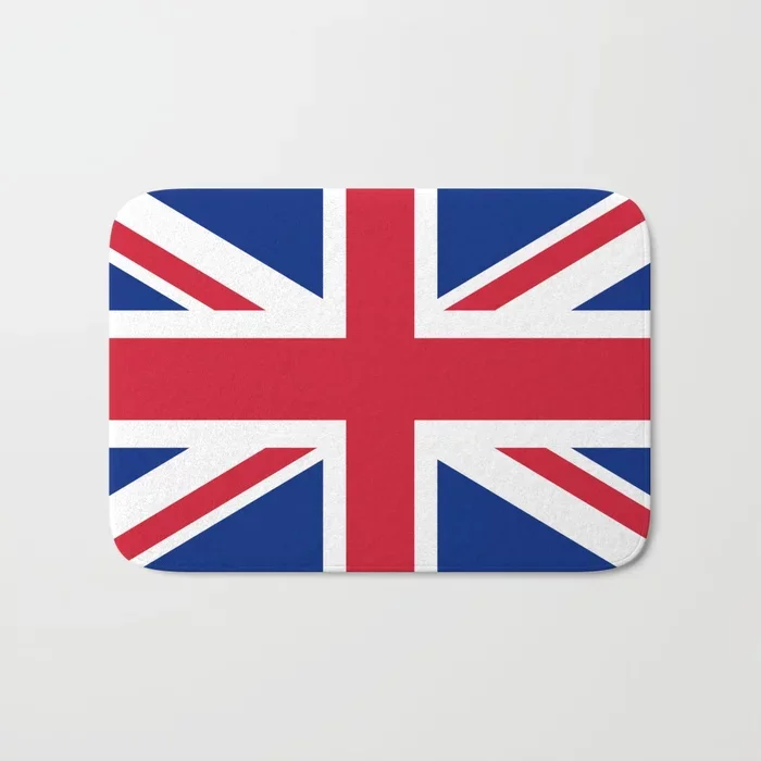 Скандинавский дверной коврик с британским флагом The Union Jack аутентичный для ванной