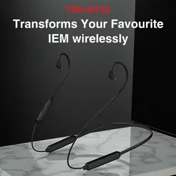 

TRN BT3S 0.75/0.78mm/MMCX/A2DC/IE80 Replacement HiFi Earphone Headset Bluetooth 4.2 Cable Easy To Install