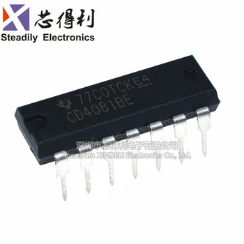 

10pcs/lot Original Cd4081be Four 2 Input Intersecon Gate Dip-14 New Cd4081