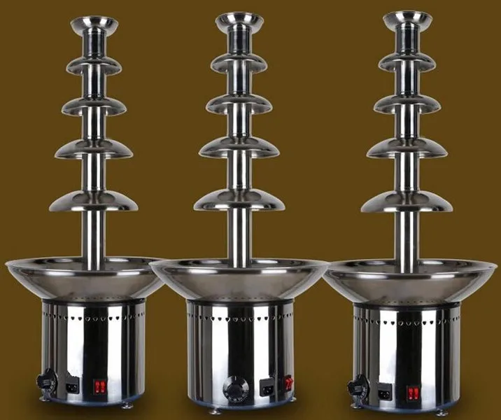 

CE 5 Tiers Stainless Party Hotel Commercial 27" Chocolate Fountain Free shipping