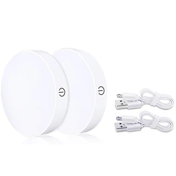 

Dimmable Press Light |700Mah Large Battery Led Tap Lights | Magnet Stick On Closet Light | Portable Led Puck Night Lights For Ca