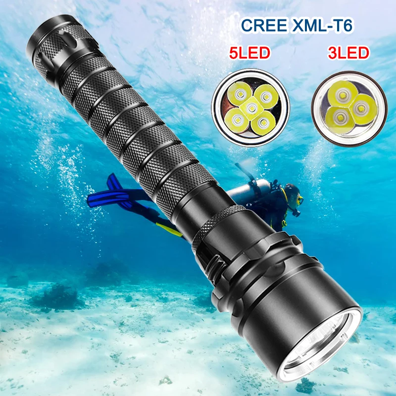 Мини фонарик для дайвинга портативный отдыха и светильник Cree XML T6 светодиодный