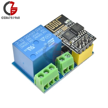 

DC 5V ESP8266 ESP-01S 1 Channel Wireless Wifi Relay Module Remote App Control Switch for Arduino DIY Smart Home
