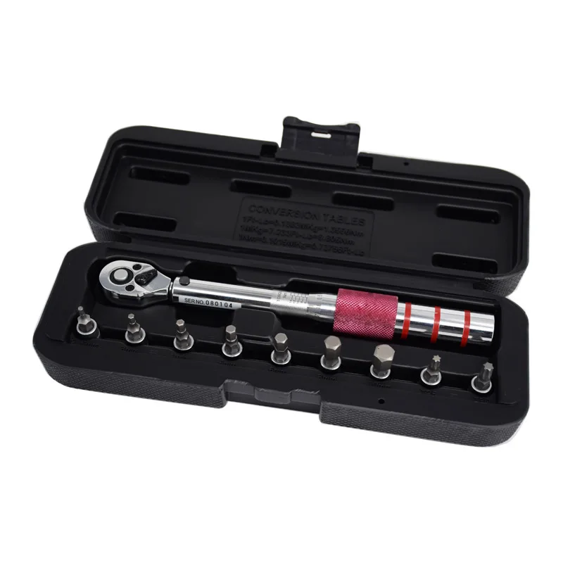 

Mini Ratchet Wheel Presetting Type Manual Torque Wrench Set Adjustable Torque Bicycle Torque Cross Border Direct Supply