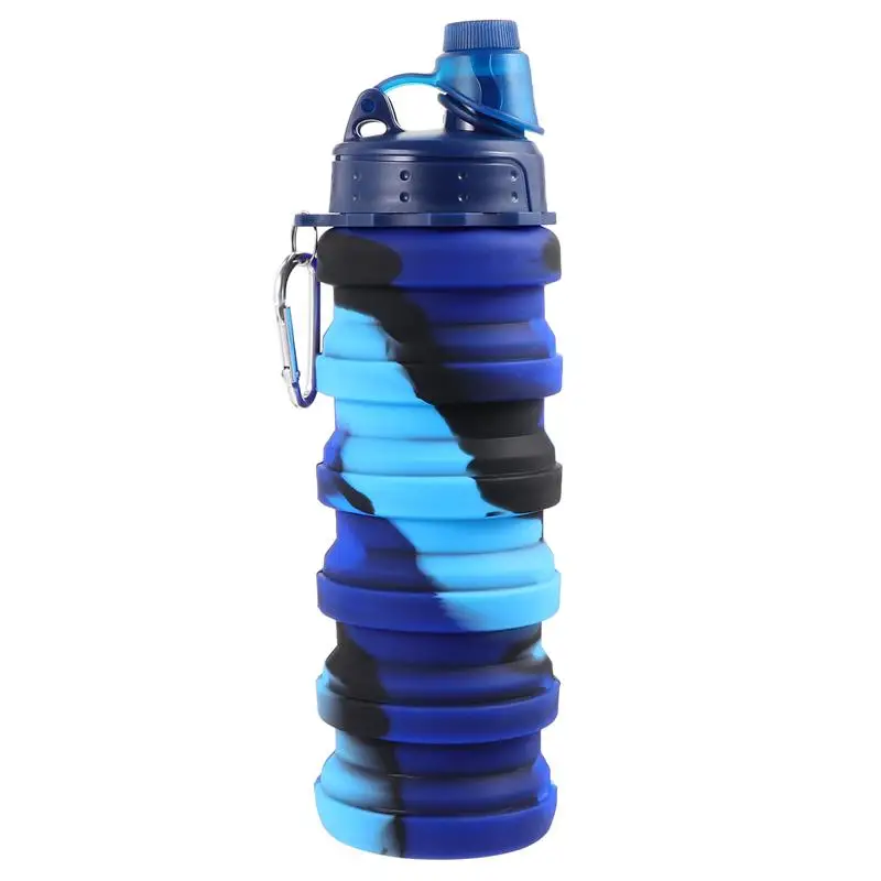 

Collapsible Water Bottle for Sport Outdoor Portable Silicone Sport Bottle Travel Retractable Folding Bottles Drinking Bottle