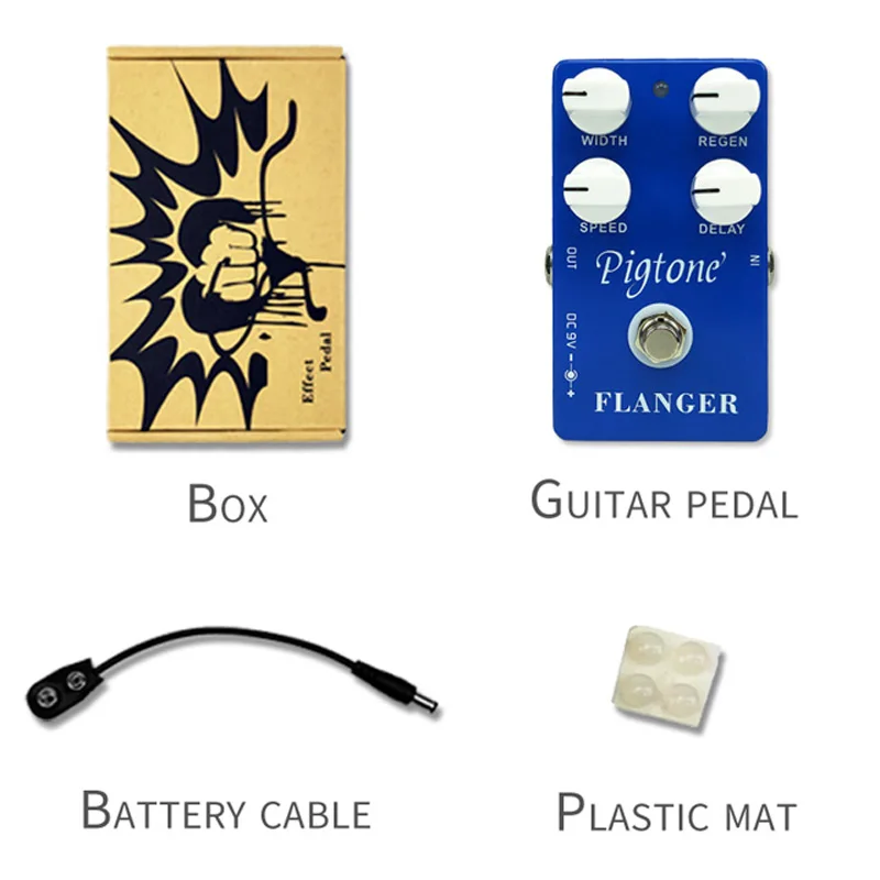 Pigtone PP 16 Flanger педаль для гитары аксессуары акустической электрогитары педали
