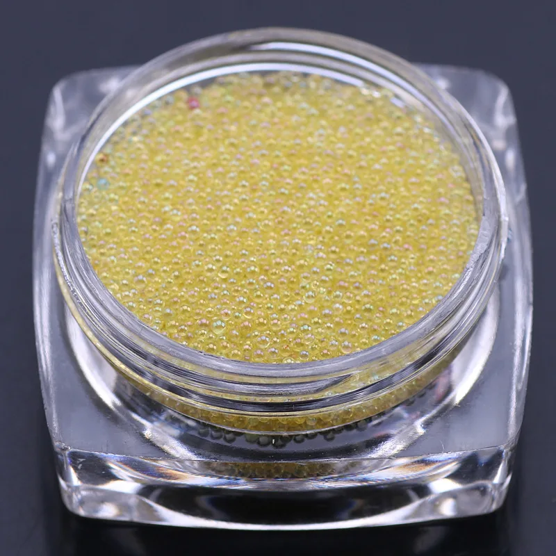 DIY Glass Bead for Manicure 12-Color Set Micro Drill Hot Sales Nail Rhinestone-sticking 2g-Crystal shi pin zhu New Style
