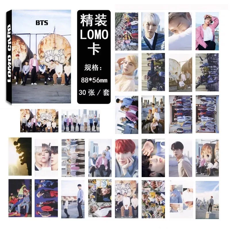 14 Южнокорейские группы K-POP Bangtan мальчиков плакат ломо карты фотокарты любовь себя карта душа Persona HD наклейки на стену - Цвет: 14
