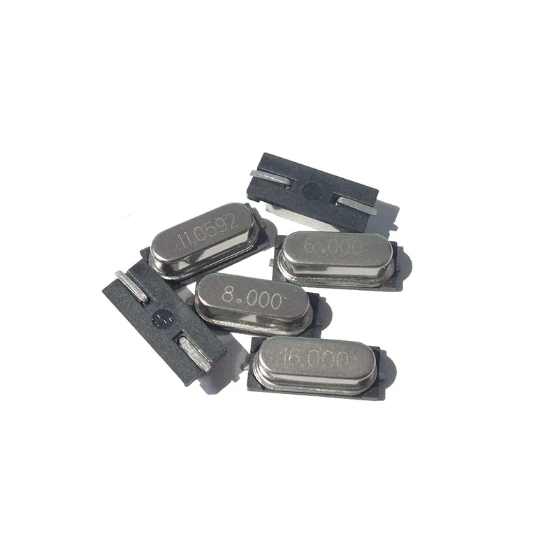 10PCS HC-49S SMD Quartz Crystal Resonator Passive Oscillator HC49S 3.579545Mhz 4Mhz 6Mhz 8Mhz 12Mhz 16Mhz 20Mhz 24Mhz 27.120Mhz