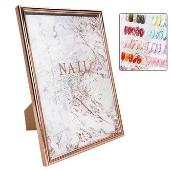 

Nail Art Color Chart Display Board Stand Nail Tip Gel Polish Color Display Card Frame Nails Display Manicure Tips Show Holder