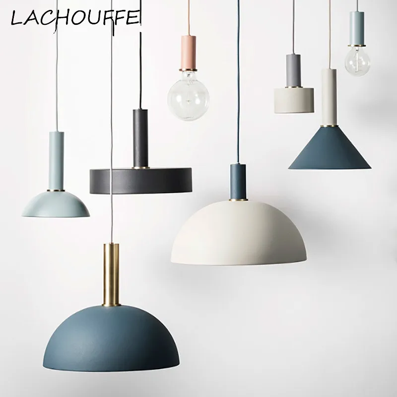 

Nordic Maracon Iron Pendant Lamp for Bedroom Coffee Kitchen Store Indoor Decor Hanging Lamp Modern Led Luminaire Suspension E27