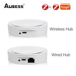 Tuya ZigBee 3.0 Smart Gateway Hub Smart Home Bridge Smart Life APP Wireless/Wired Remote Controller Works With Alexa Google Home